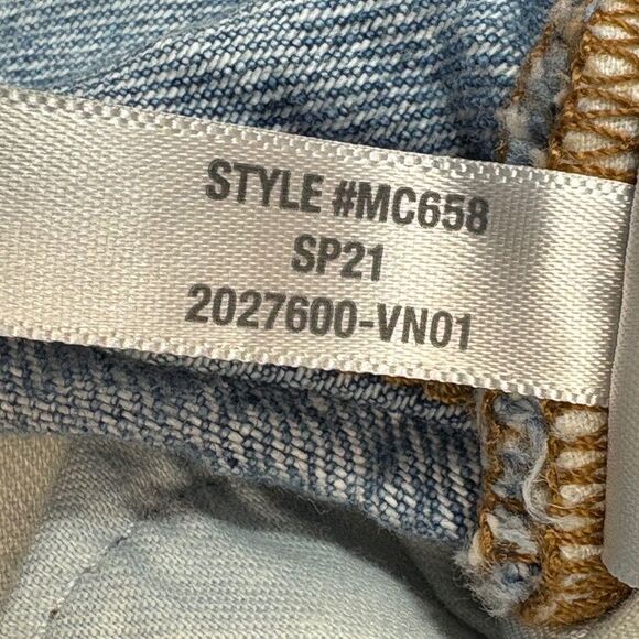 Madewell High-Rise Long Denim Shorts Size 26 - Picture 11 of 11